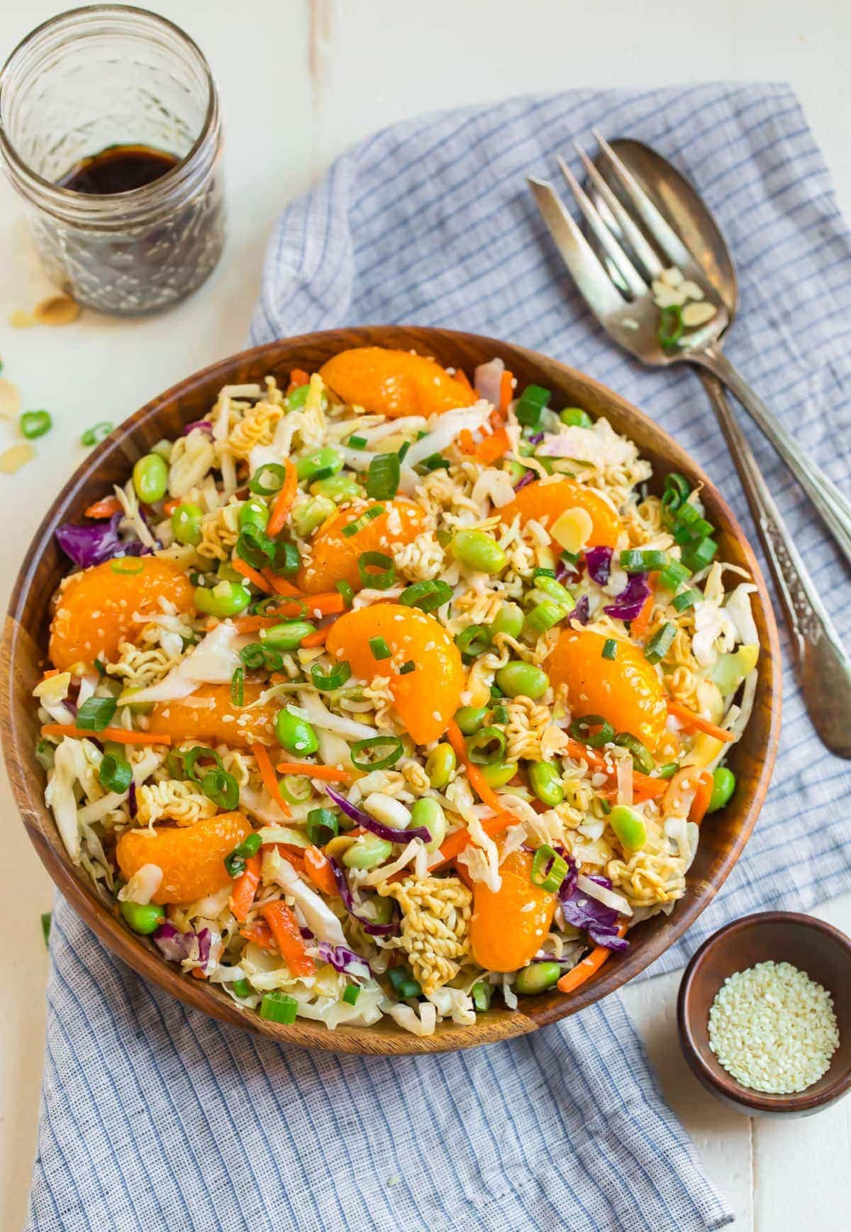 Salads With Ramen Noodles
 Ramen Salad Best Ever Crunchy Asian Ramen Salad