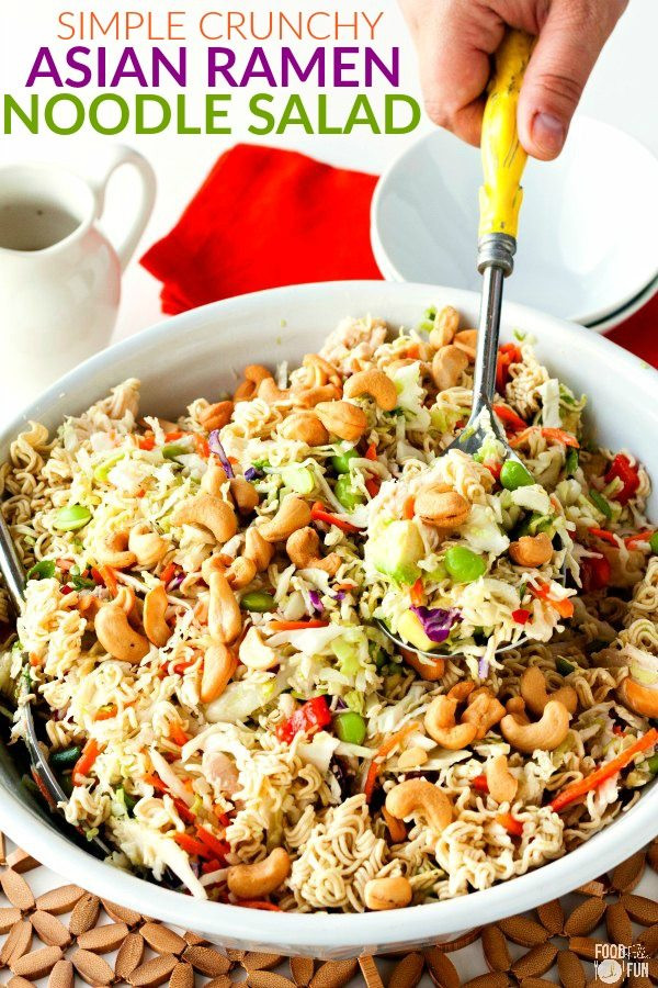 Salads With Ramen Noodles
 Simple Crunchy Asian Ramen Noodle Salad • Food Folks and Fun