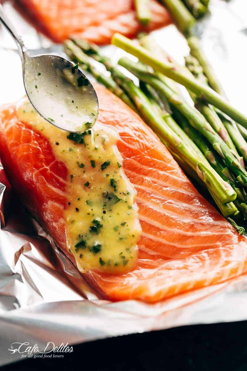 Salmon And Asparagus In Foil
 Lemon Parmesan Salmon & Asparagus Foil Packs Cafe Delites