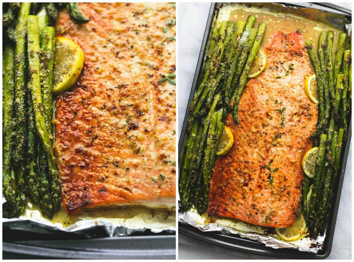 Salmon And Asparagus In Foil
 Baked Lemon Parmesan Salmon & Asparagus in Foil