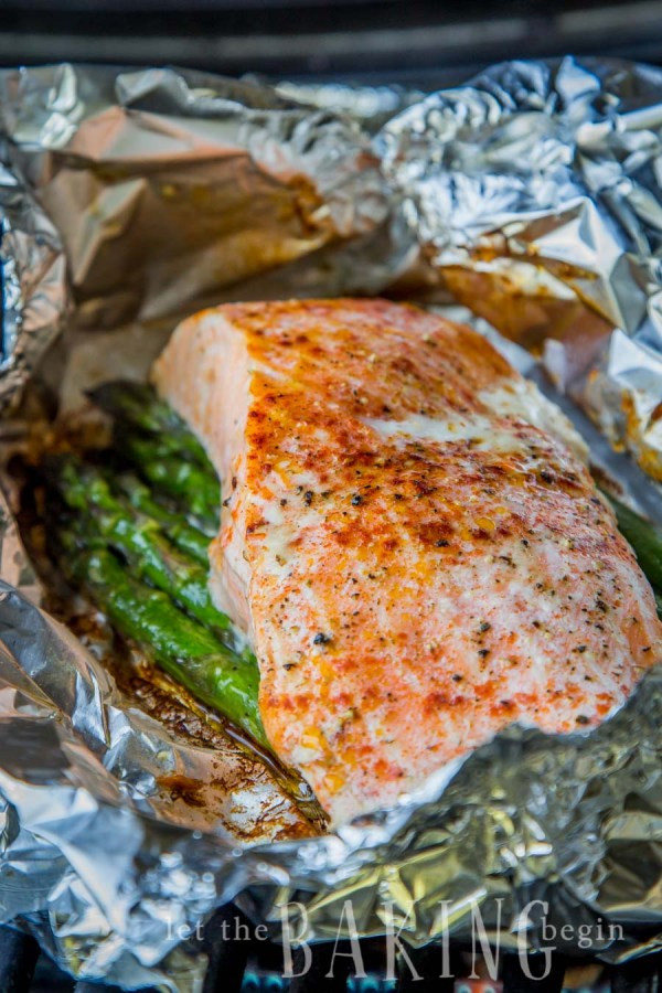 Salmon And Asparagus In Foil
 Salmon Asparagus Foil Packets Let the Baking Begin