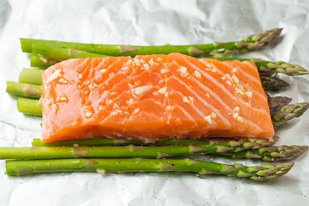 Salmon And Asparagus In Foil
 Baked Salmon in Foil with Asparagus Cooking Classy