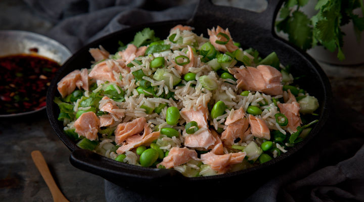 Salmon Brown Rice
 Salmon and Brown Rice Salad SuperValu