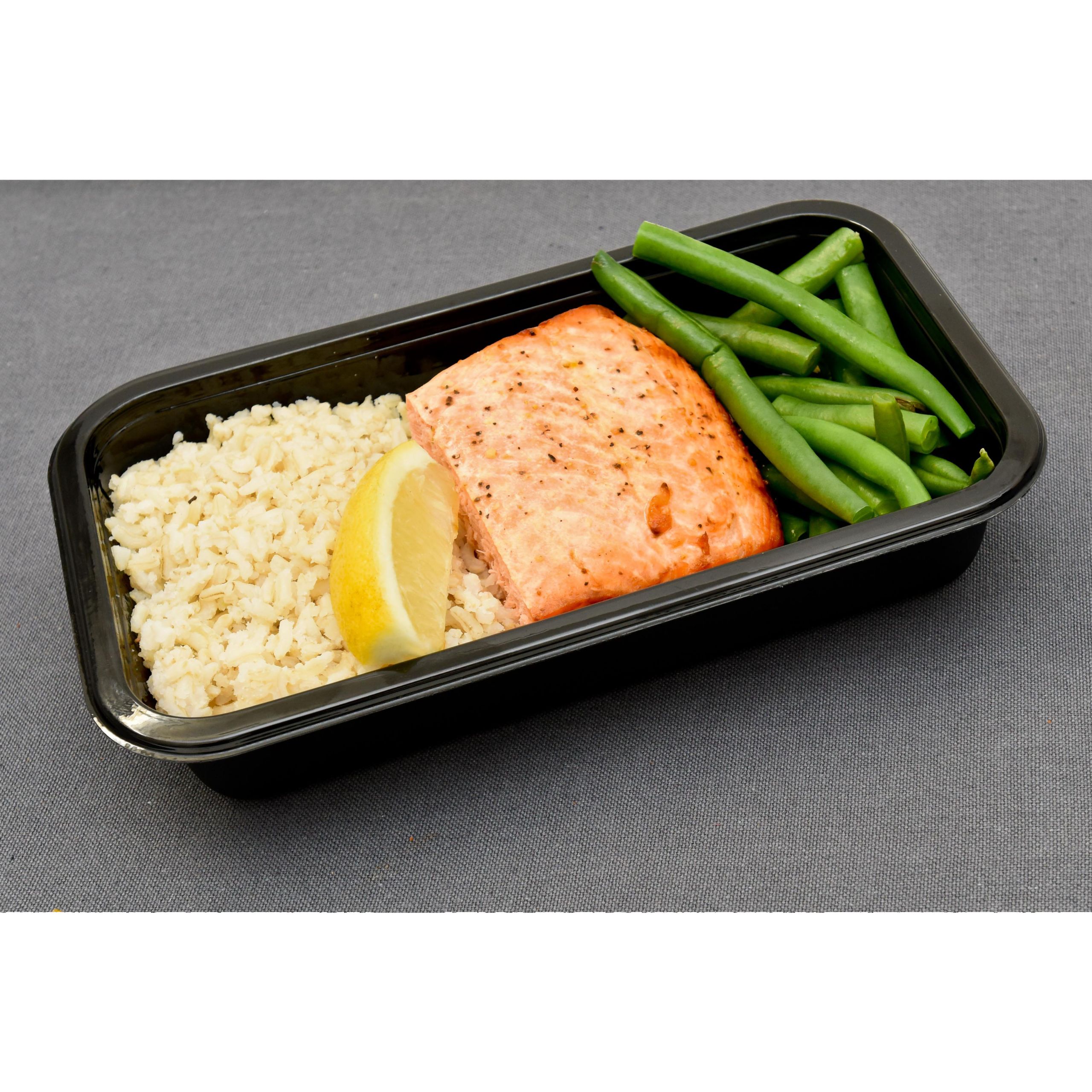 Salmon Brown Rice
 Salmon and Brown Rice with Mixed Ve ables Muscle Chow