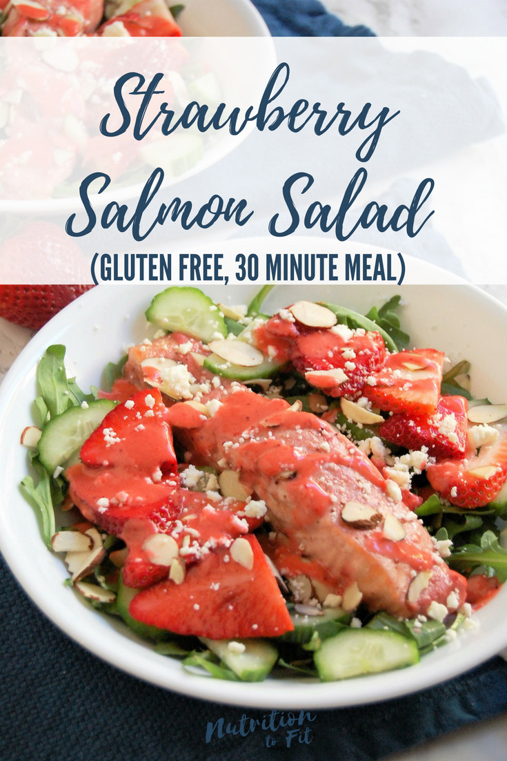 Salmon Strawberry Salad
 Strawberry Salmon Salad Nutrition to Fit