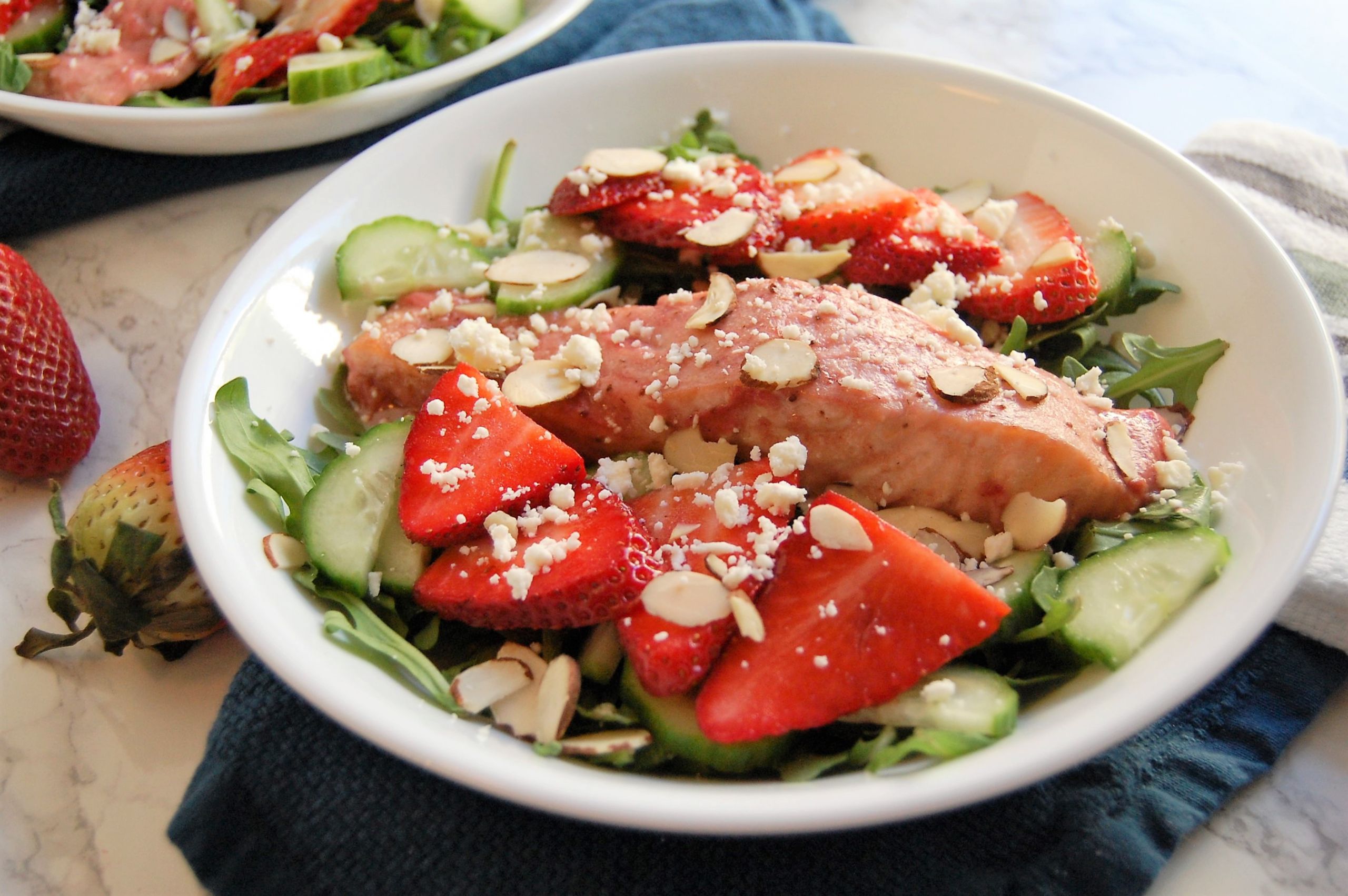 Salmon Strawberry Salad
 Strawberry Salmon Salad Nutrition to Fit