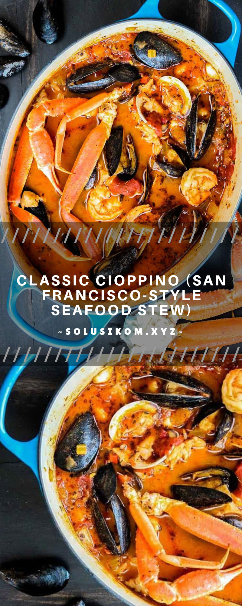 San Francisco Seafood Stew
 Classic Cioppino San Francisco Style Seafood Stew