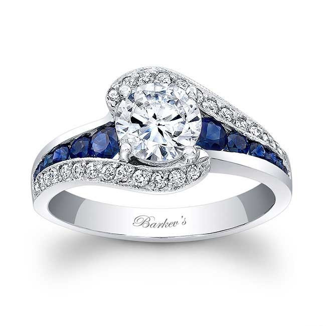 Sapphire Wedding Ring
 Barkev s Blue Sapphire Engagement Ring 7898LBS