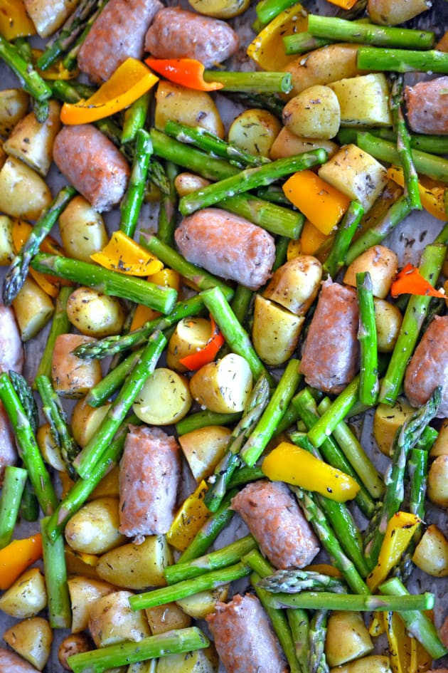 Sausage Sheet Pan Dinner
 Sausage Sheet Pan Dinner Food Fanatic