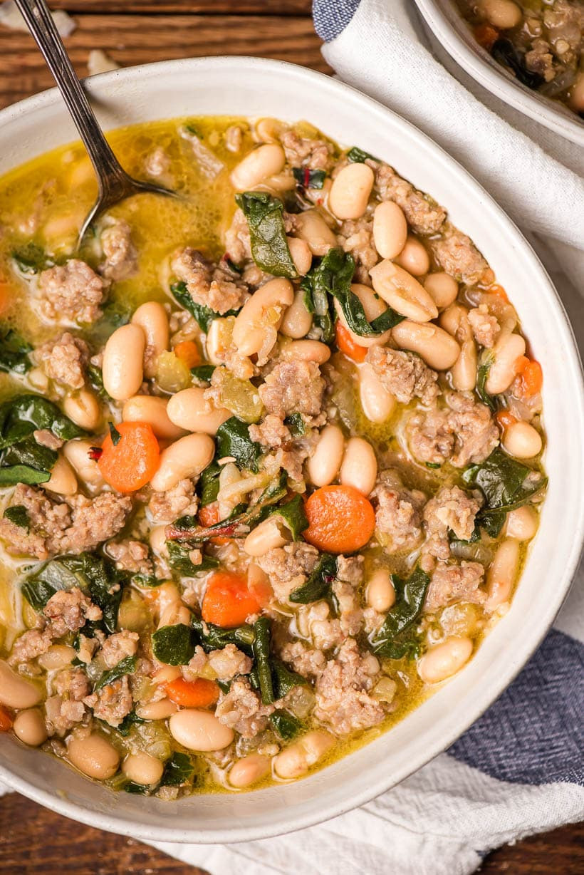 Sausage Stew Recipes
 Italian Sausage Stew with White Beans