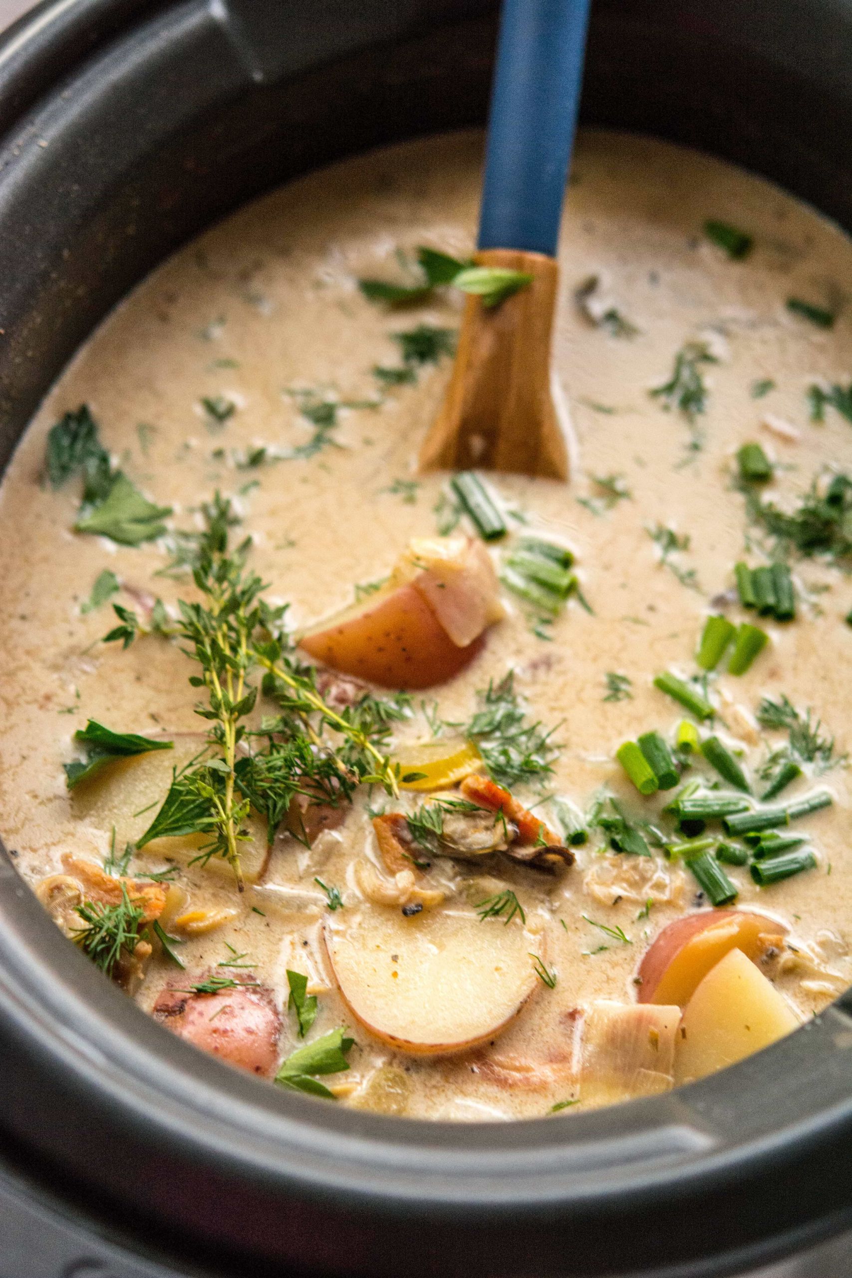 Seafood Chowder Slow Cooker
 Slow Cooker Clam Chowder Slow Cooker Gourmet