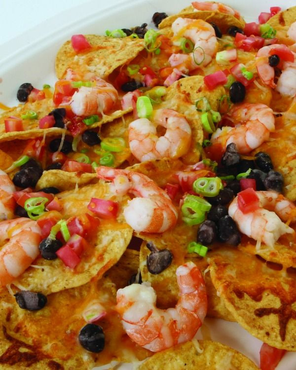 Seafood Nachos Recipes
 Quick and Easy Cheesy Gulf Shrimp Nachos Recipe