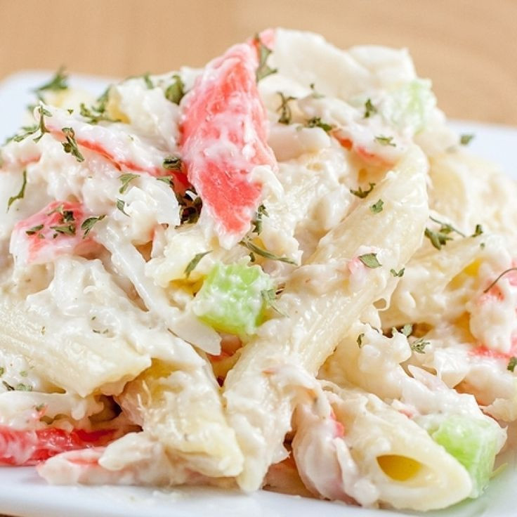 Seafood Pasta Salad Recipes Imitation Crab
 This pasta seafood salad recipe uses pasta and imitation