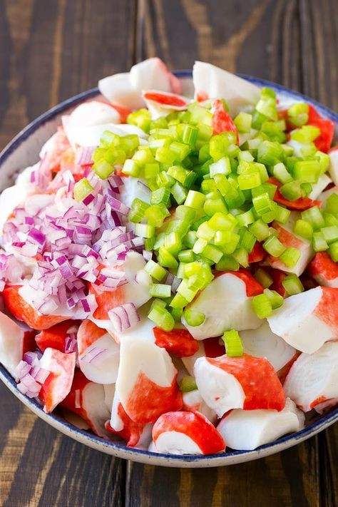 Seafood Pasta Salad Recipes Imitation Crab
 Crab Salad Recipe Seafood Salad