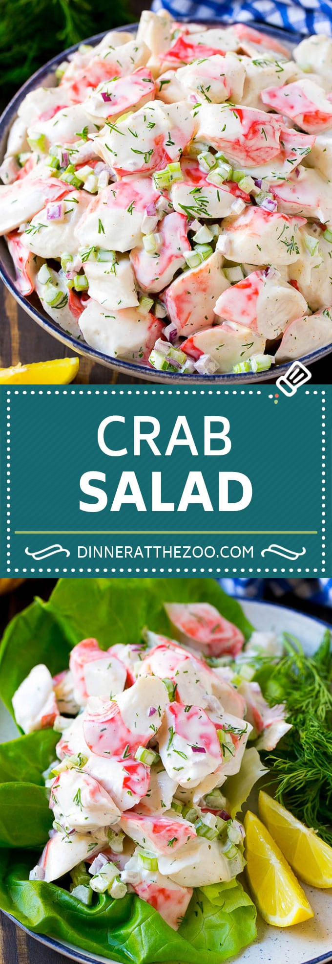 Seafood Pasta Salad Recipes Imitation Crab
 Crab Salad Recipe Dinner at the Zoo