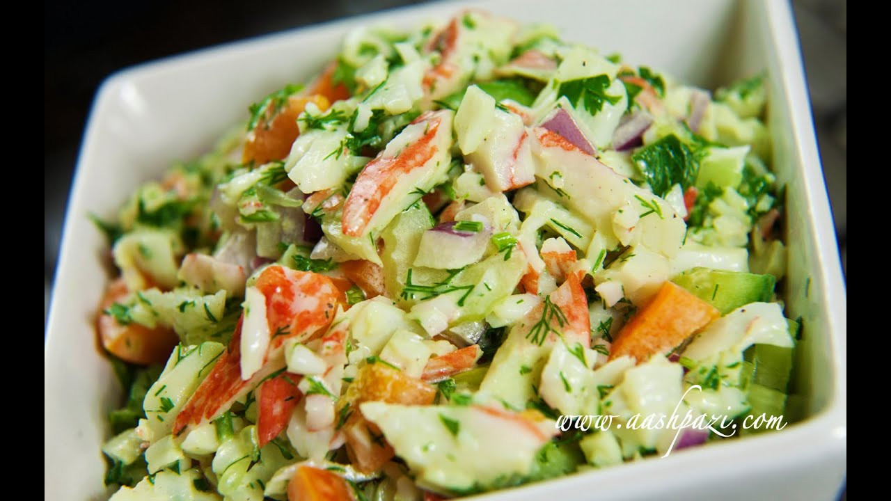 Seafood Pasta Salad Recipes Imitation Crab
 Crab Salad Recipe — Dishmaps
