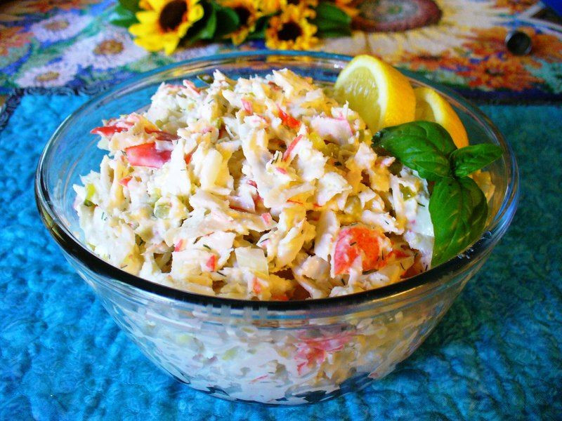 Seafood Pasta Salad Recipes Imitation Crab
 Deli Style Imitation Crab Seafood Salad Recipe