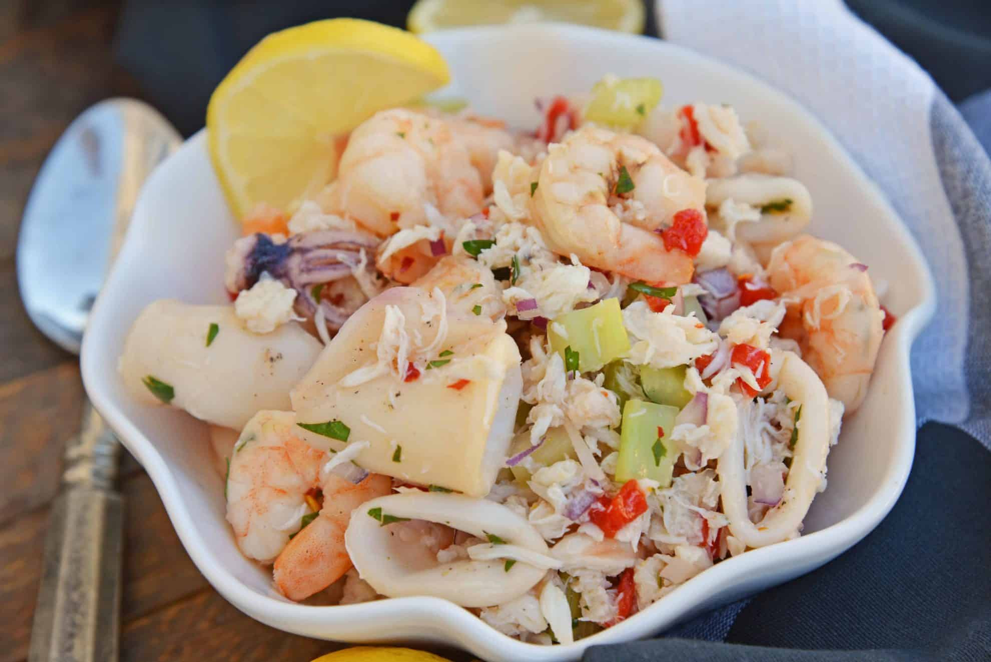 Seafood Salad With Shrimp And Crab
 Italian Seafood Salad