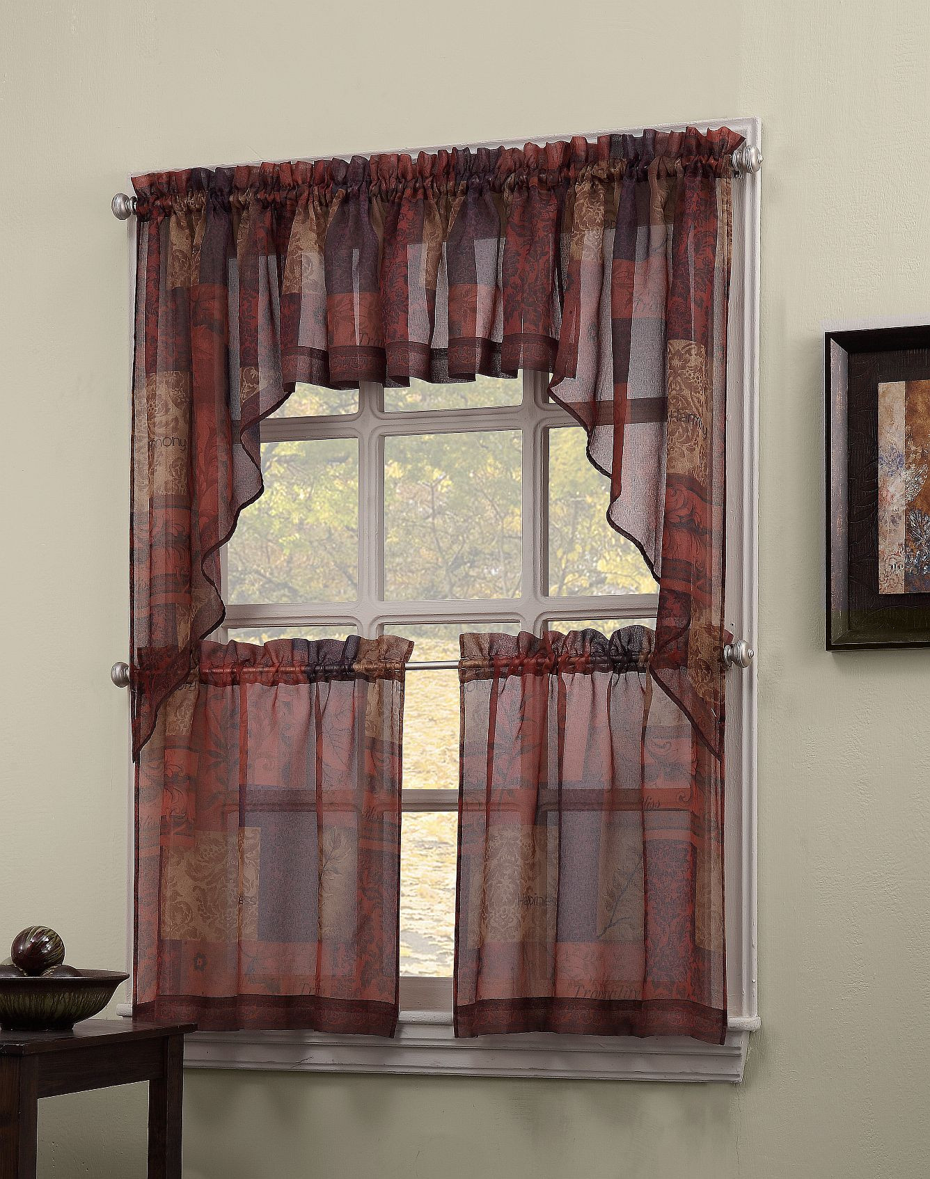 Sears Kitchen Curtains
 Kitchen Curtains Shop For Cafe Curtains For Your Home Sears