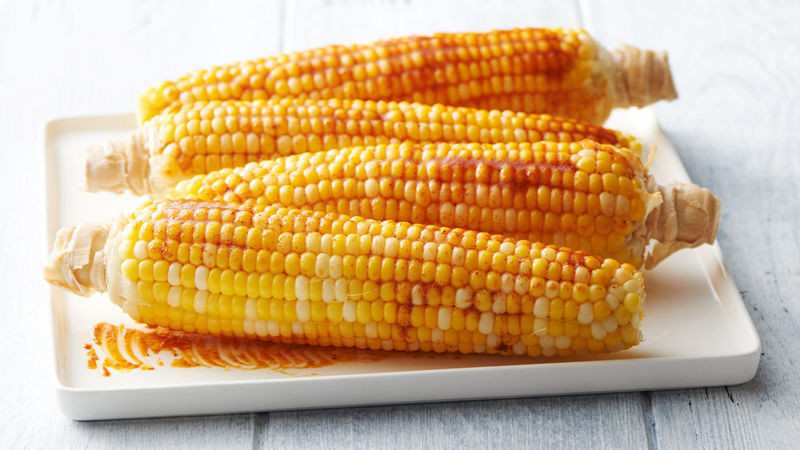 Seasoned Grilled Corn On The Cob In Foil
 Grilled Corn The Cob with Spicy Butter Recipe