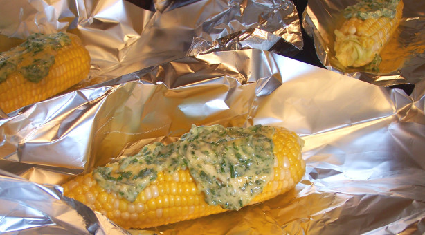 Seasoned Grilled Corn On The Cob In Foil
 Herbed Corn The Cob Grilled In Foil Recipe Food