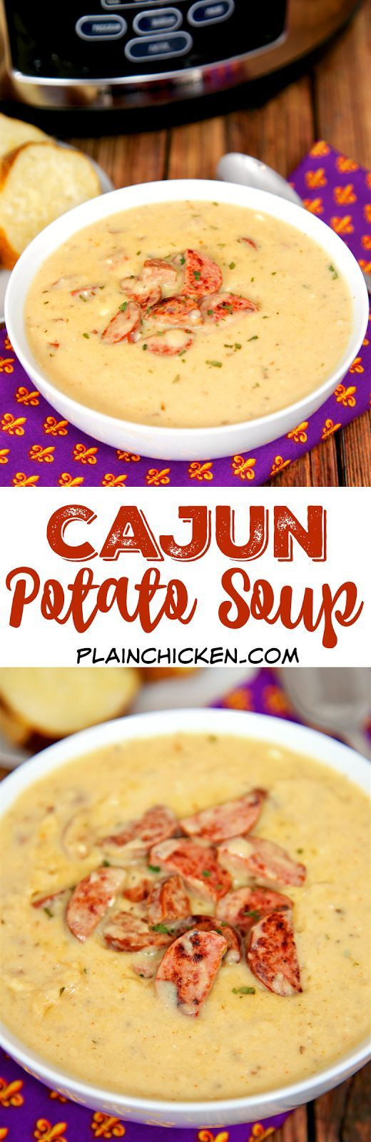 Seasonings For Potato Soup
 Slow Cooker Cajun Potato Soup easy potato soup jazzed up