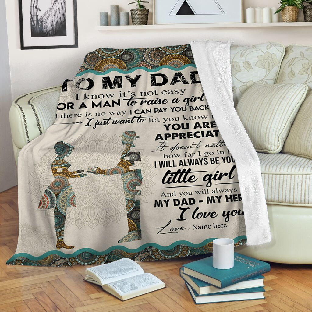 Sentimental Father'S Day Gift Ideas
 To my dad Custom Meaningful Father’s day t Fleece