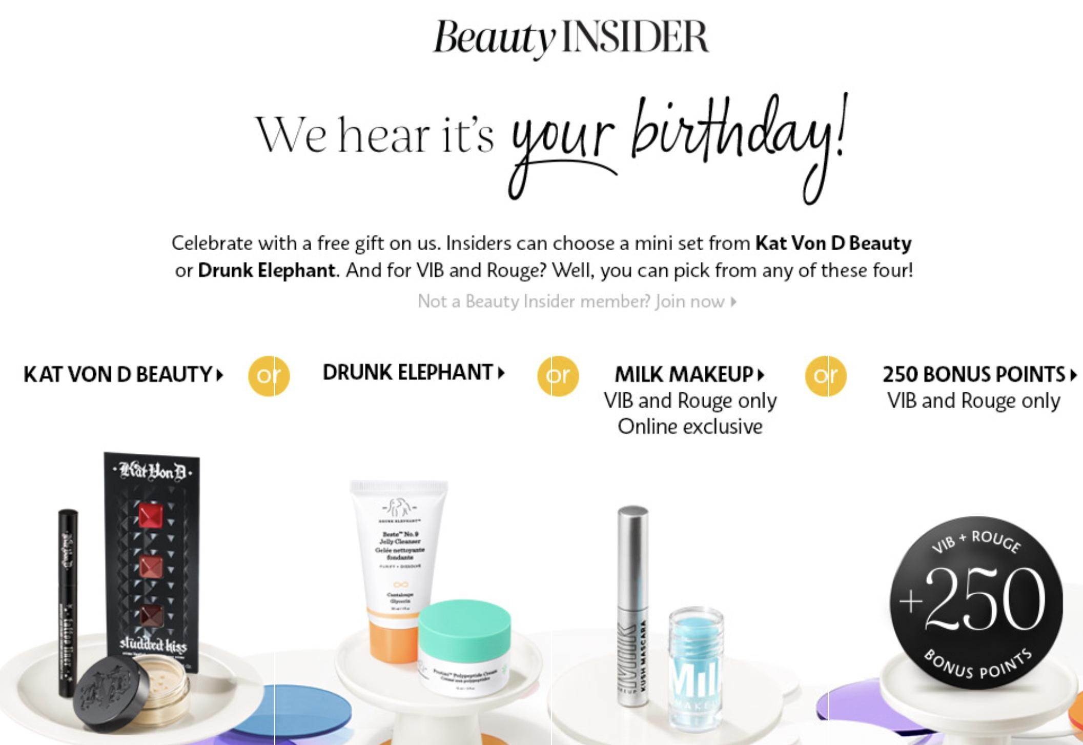 Sephora Birthday Gift
 2019 Sephora Birthday Gifts Sephora