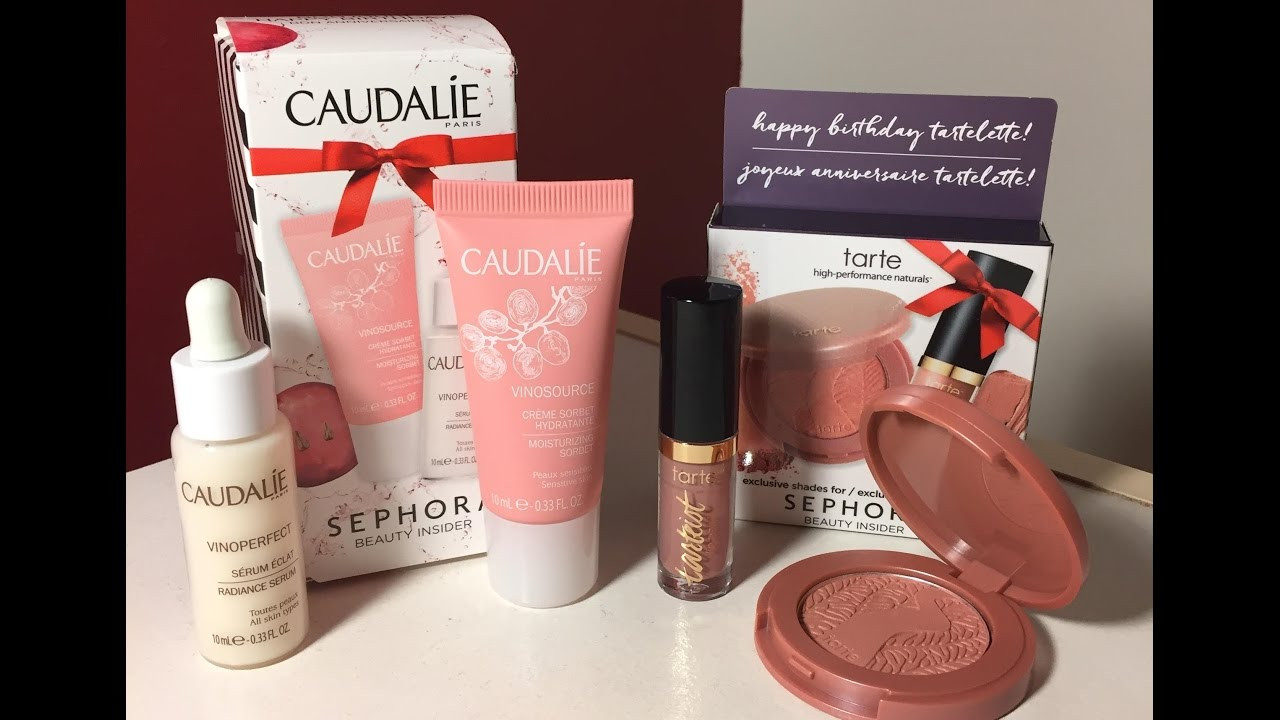 Sephora Birthday Gift
 SEPHORA 2017 BIRTHDAY GIFT REVIEW