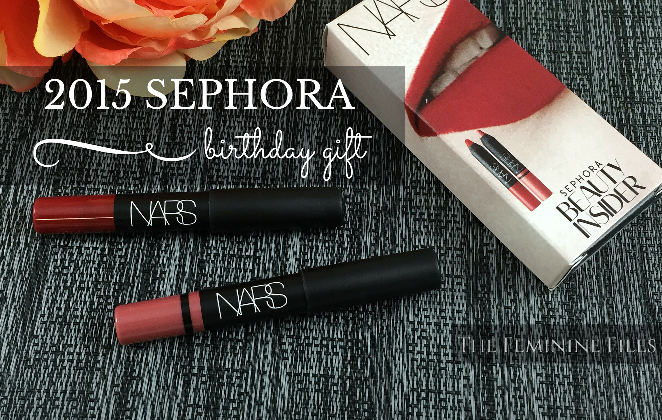 Sephora Birthday Gift
 2015 Sephora Birthday Gift NARS Lip Pencils The