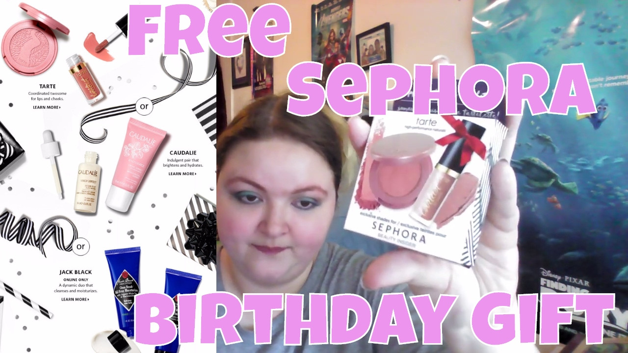 Sephora Free Birthday Gift
 Sephora Free Birthday Gift 2017 Tarte Set