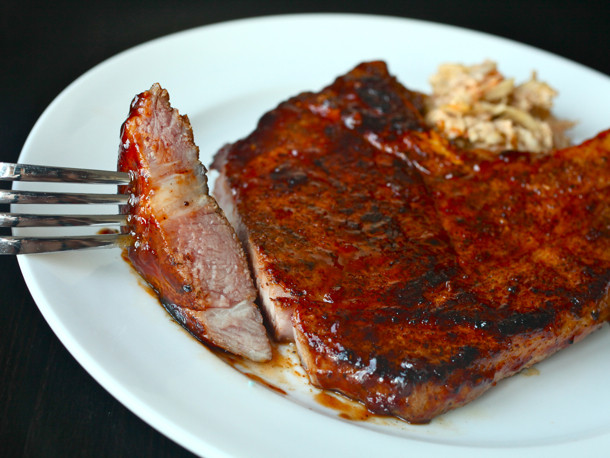 Serious Eats Sous Vide Pork Chops
 Spicy Rubbed Sous Vide Pork Chops with BBQ Sauce Recipe