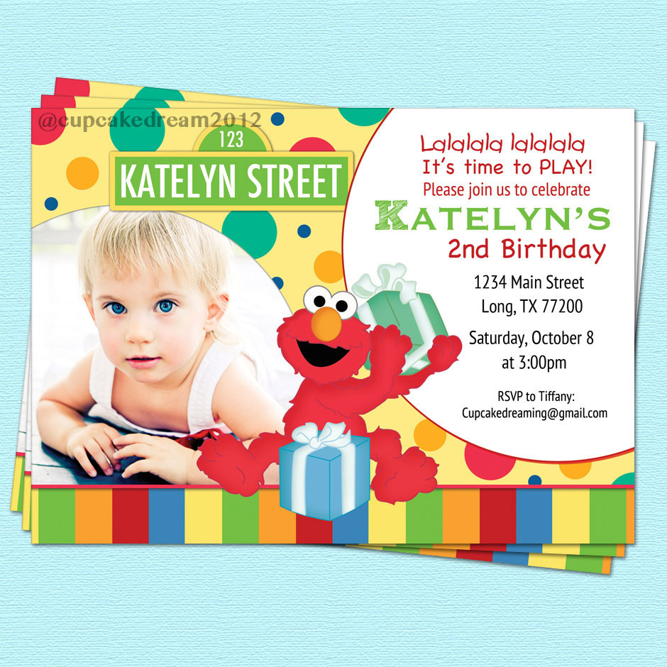 Sesame Street Birthday Invitations
 Sesame Street Invitation Elmo Birthday Printable by