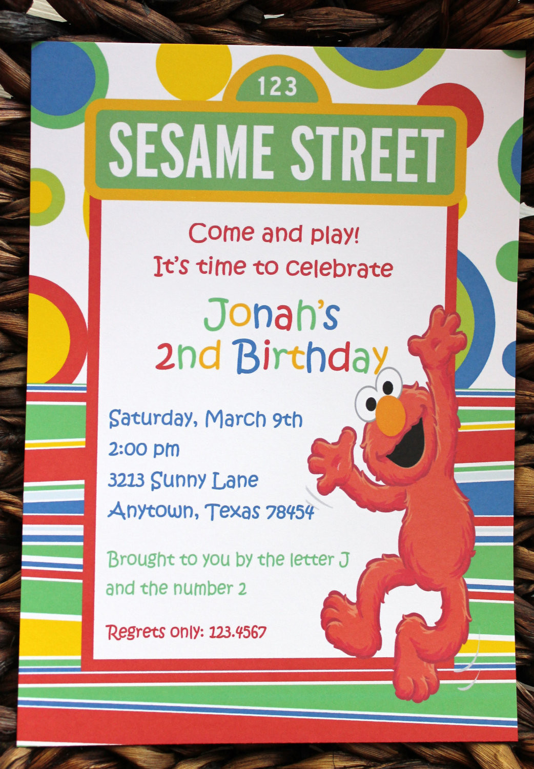 Sesame Street Birthday Invitations
 Sesame St Birthday Invitations 1 00 each with by