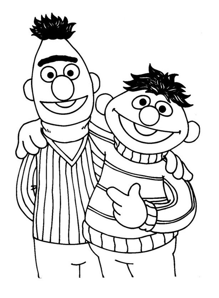 Sesame Street Printable Coloring Pages
 Sesame street to Sesame Street Kids Coloring Pages