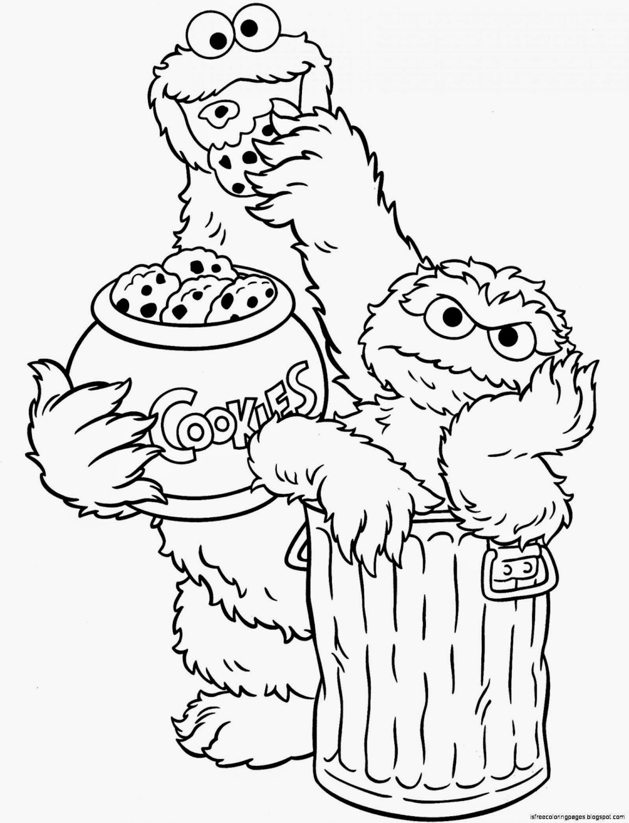 Sesame Street Printable Coloring Pages
 Sesame Street Coloring Pages Kidsuki