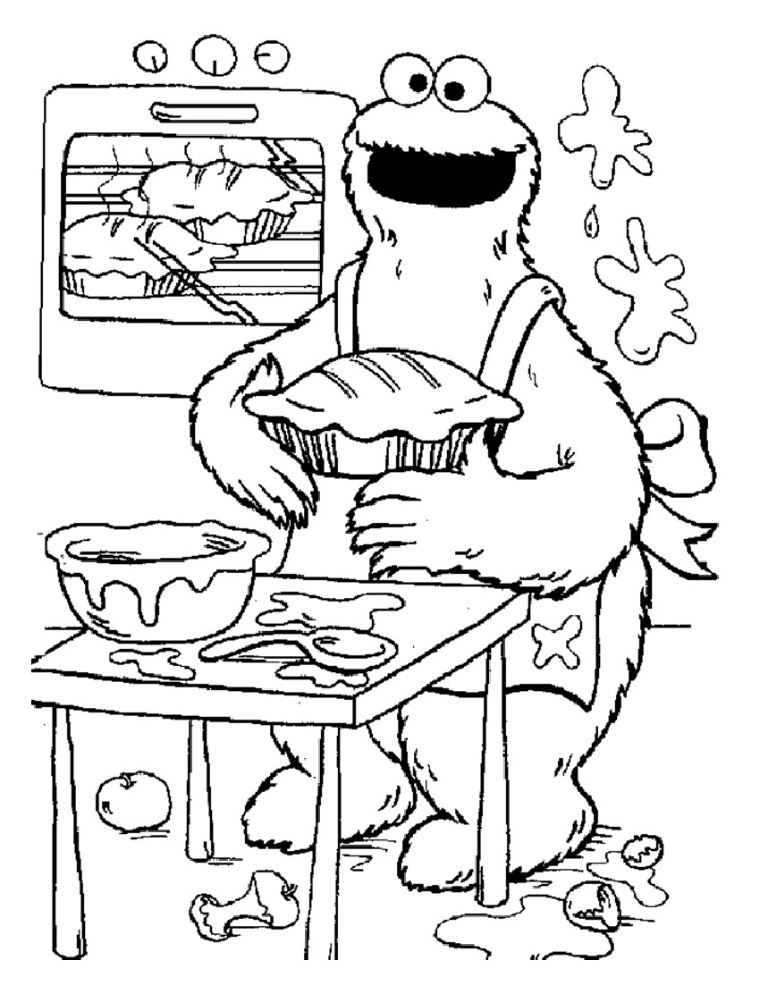 Sesame Street Printable Coloring Pages
 Sesame street to color for kids Sesame Street Kids