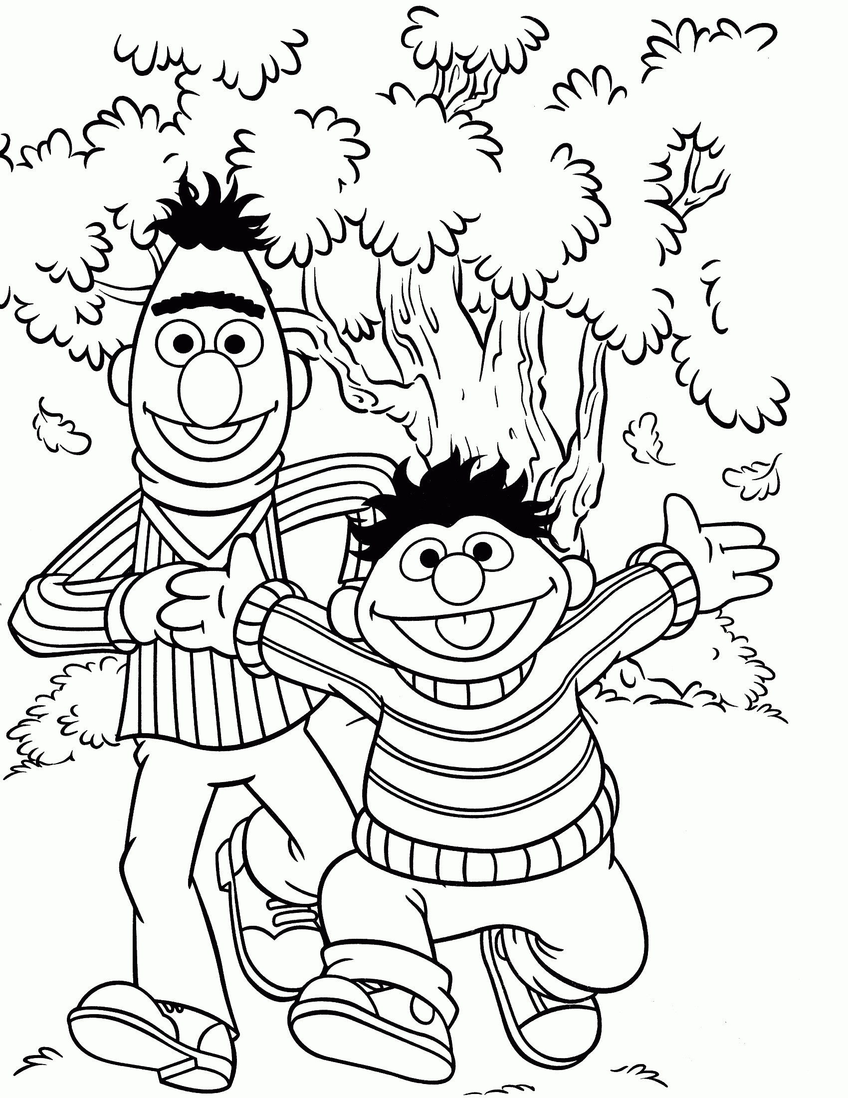 Sesame Street Printable Coloring Pages
 Sesame Street Count Coloring Pages Coloring Home