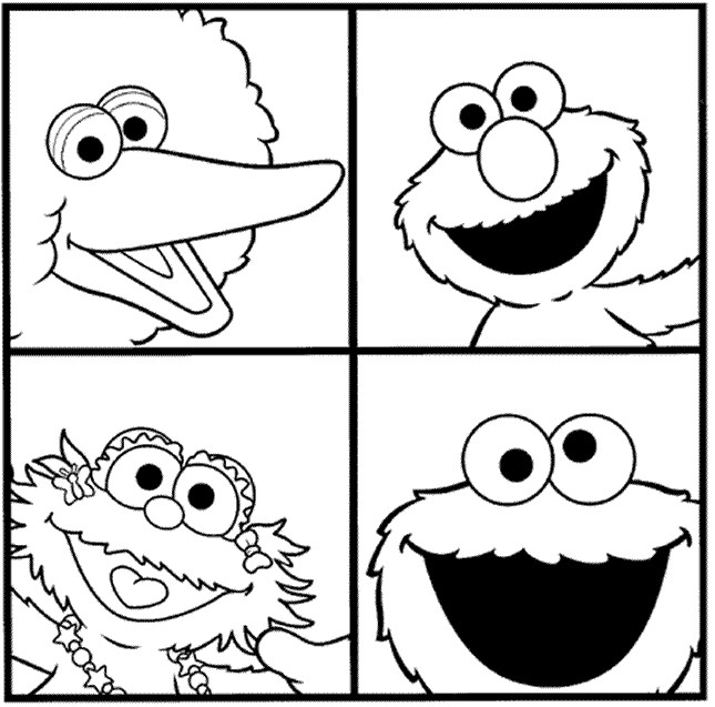 Sesame Street Printable Coloring Pages
 sesame street coloring pages