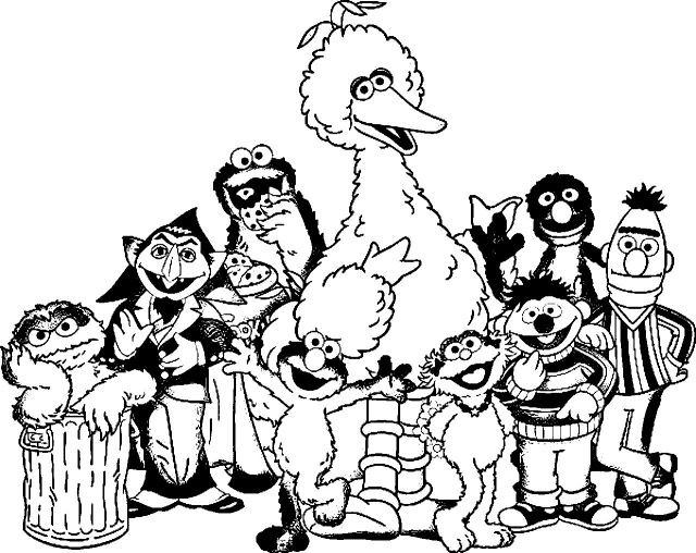 Sesame Street Printable Coloring Pages
 Printable Coloring Pages February 2013