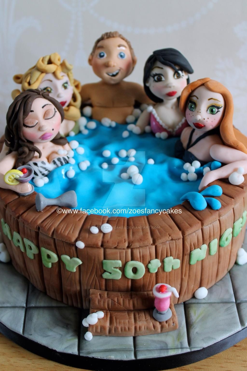 Sexy Birthday Cakes
 Hot Tub Birthday Cake by zoesfancycakes on DeviantArt