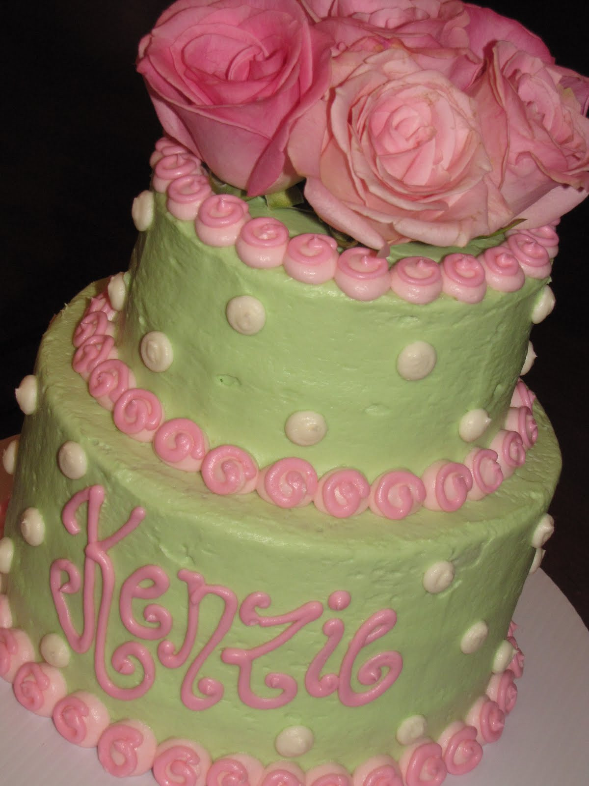 Shabby Chic Birthday Cake
 Simply Charming Cakes Shabby Chic Birthday Cake