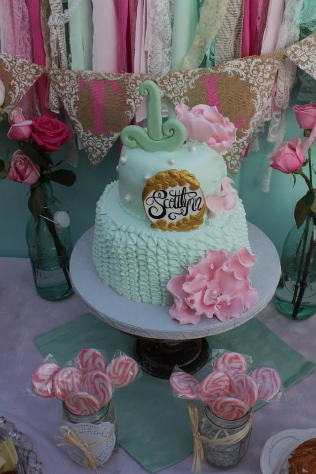 Shabby Chic Birthday Cake
 Shabby Chic birthday cake Ideas Party