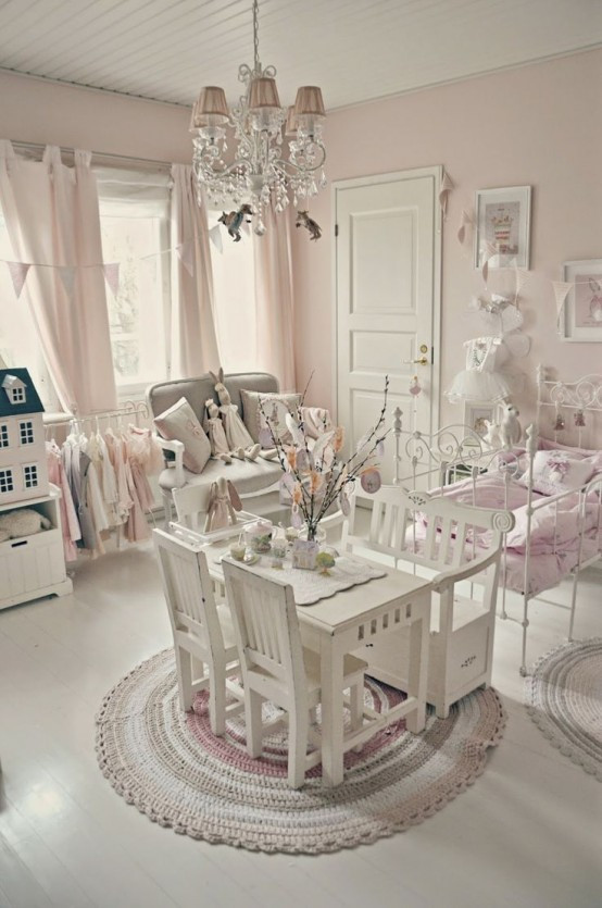 Shabby Chic Kids Room
 40 Beautiful And Cute Shabby Chic Kids Room Designs DigsDigs