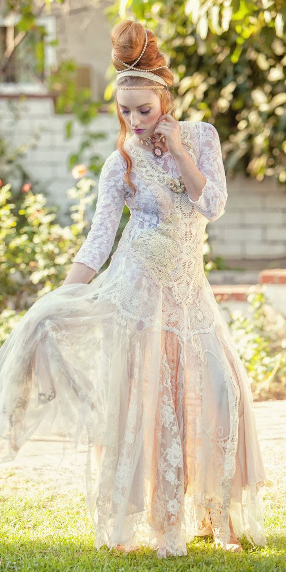 Shabby Chic Wedding Dresses
 13 Etsy Wedding Dress Stores Whose Gowns We Fell In Love With