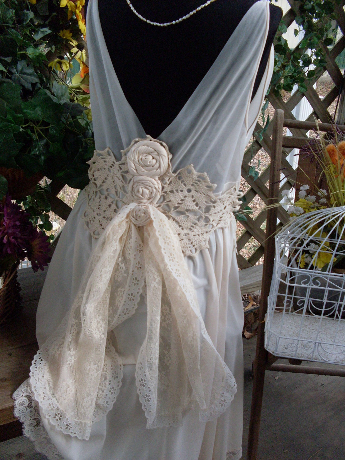 Shabby Chic Wedding Dresses
 Wedding dress vintage shabby chic gypsy boho