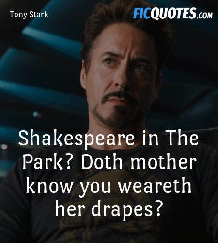 Shakespeare Quotes About Mothers
 Shakespeare in The Park Doth mother know you The