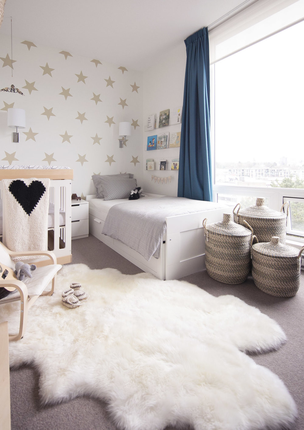 Sharing A Room With Baby Decorating Ideas
 RAFA LEO S SHARED BABY & TODDLER ROOM — WINTER DAISY