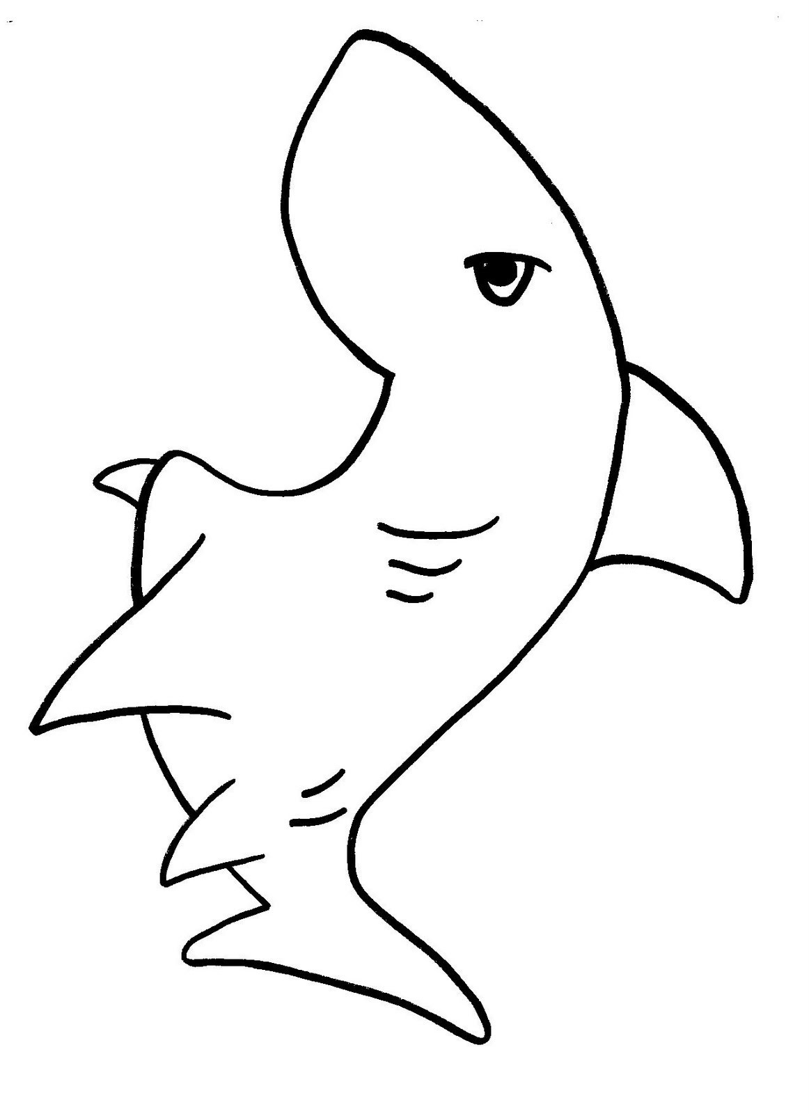 Shark Coloring Pages For Kids
 Free Printable Shark Coloring Pages For Kids
