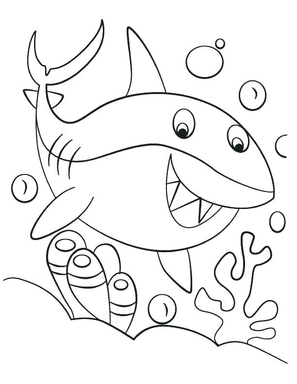 Shark Coloring Pages For Kids
 Baby Shark Coloring Pages at GetColorings